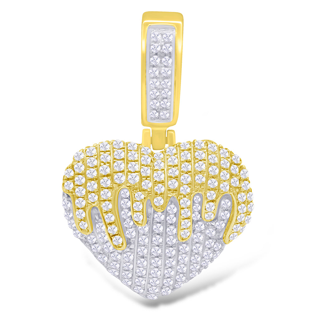 10K 0.48-0.52CT D-HEART CHARMS
