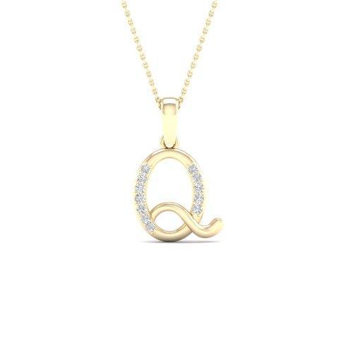 10K 0.04CT D-LADIES INITIAL Q""