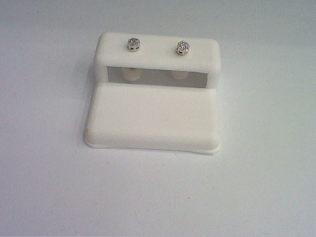 10KT 0.06-0.07 CT D-FLOWER EARRINGS