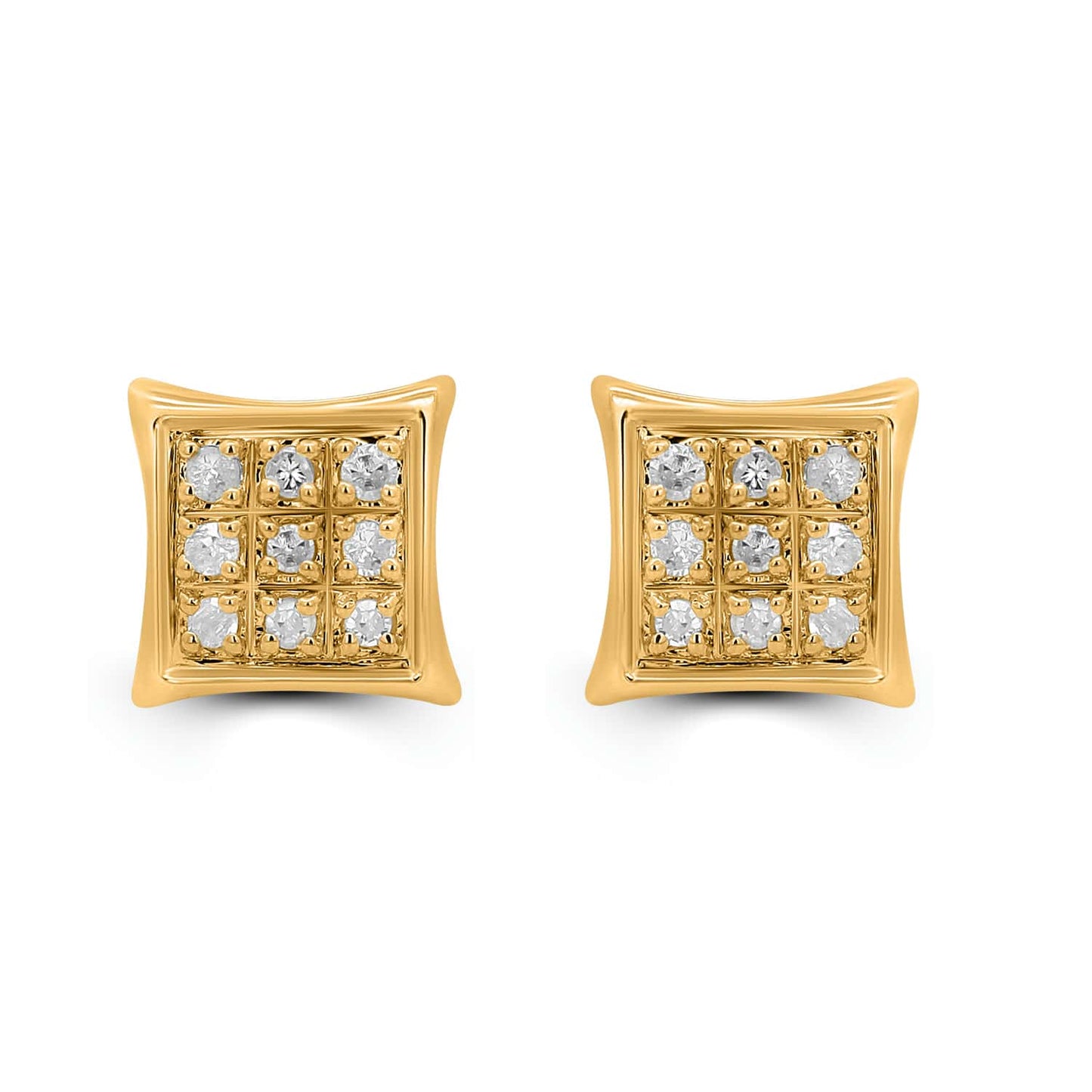 CLOSEOUT 10KT 0.04CT D-EARRINGS "KITE"