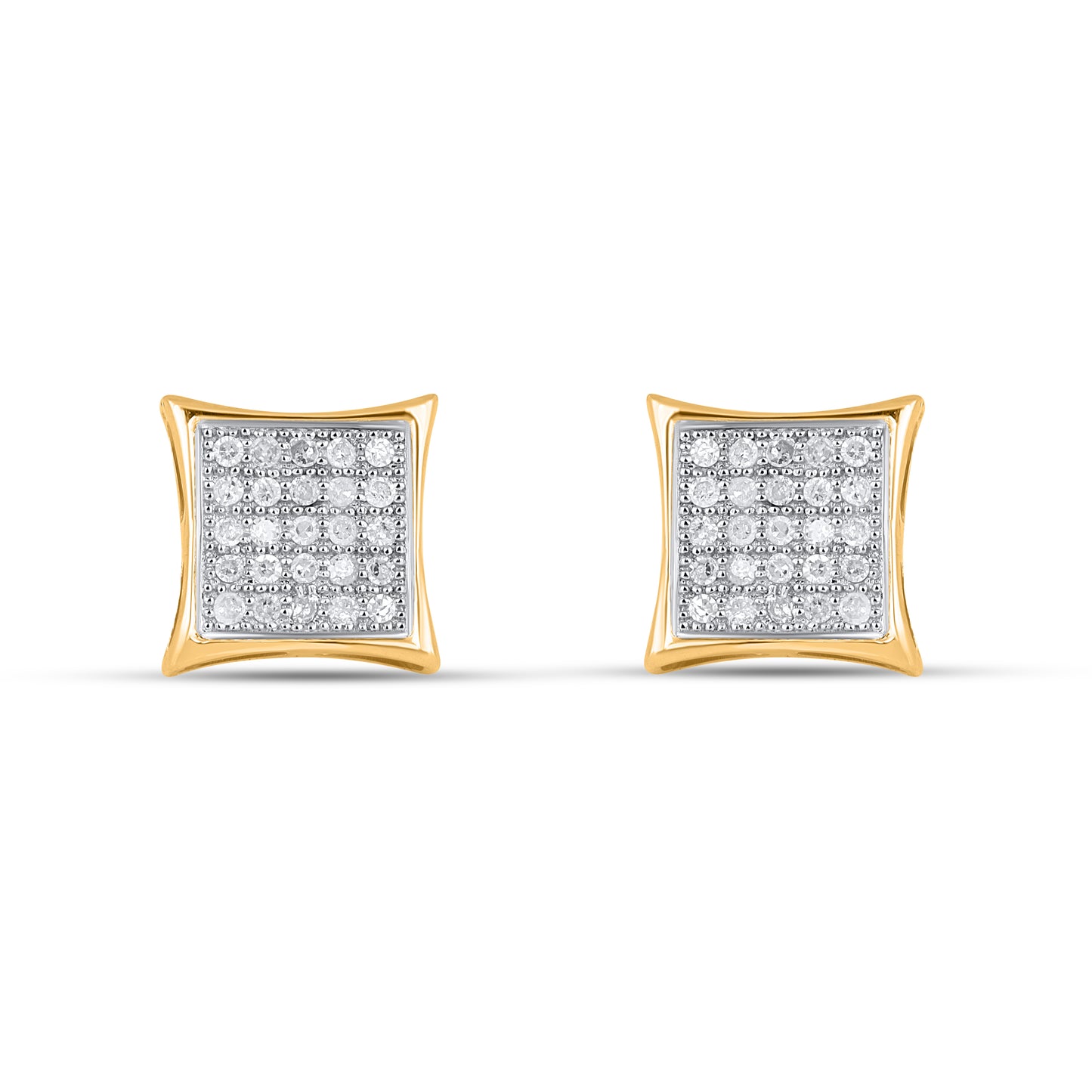 CLOSEOUT 10KT 0.15CT D-EARRINGS