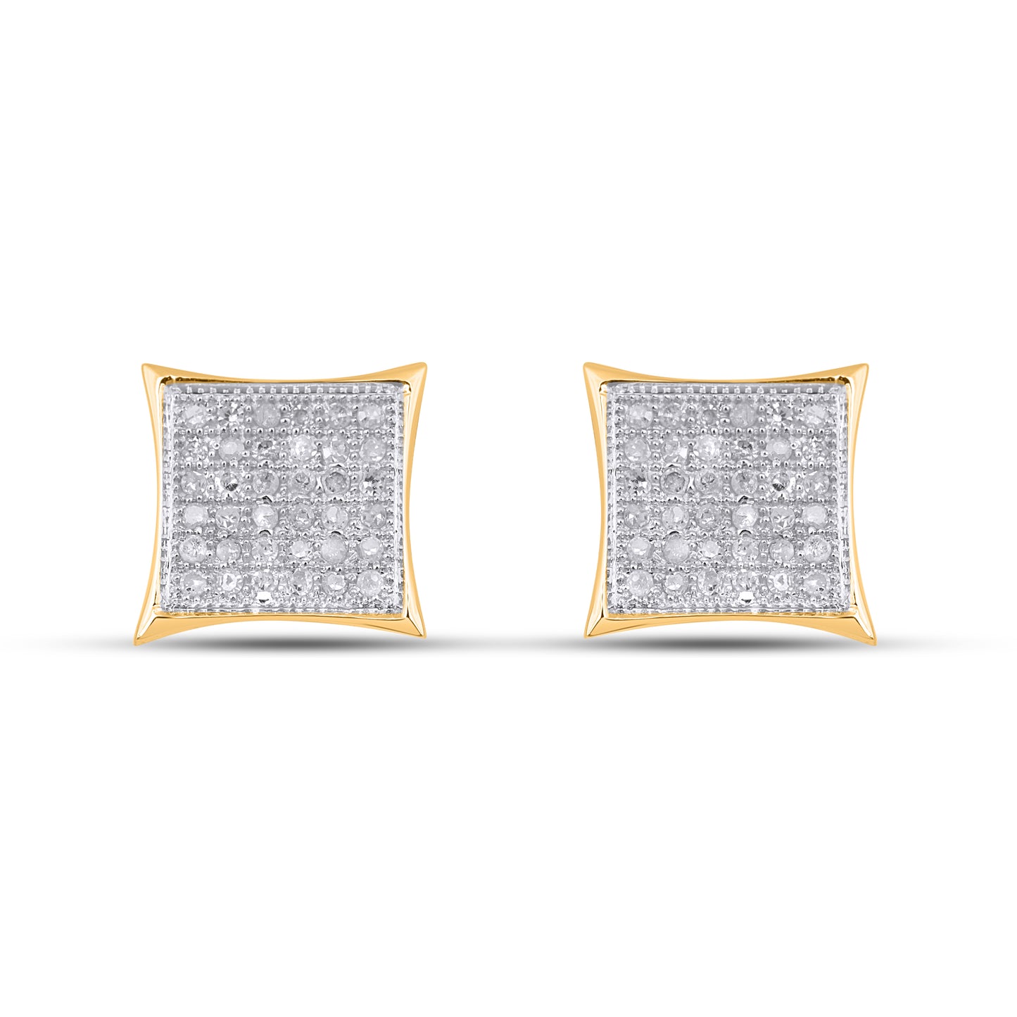 CLOSEOUT 10KT 0.22-0.23CT D-EARRINGS