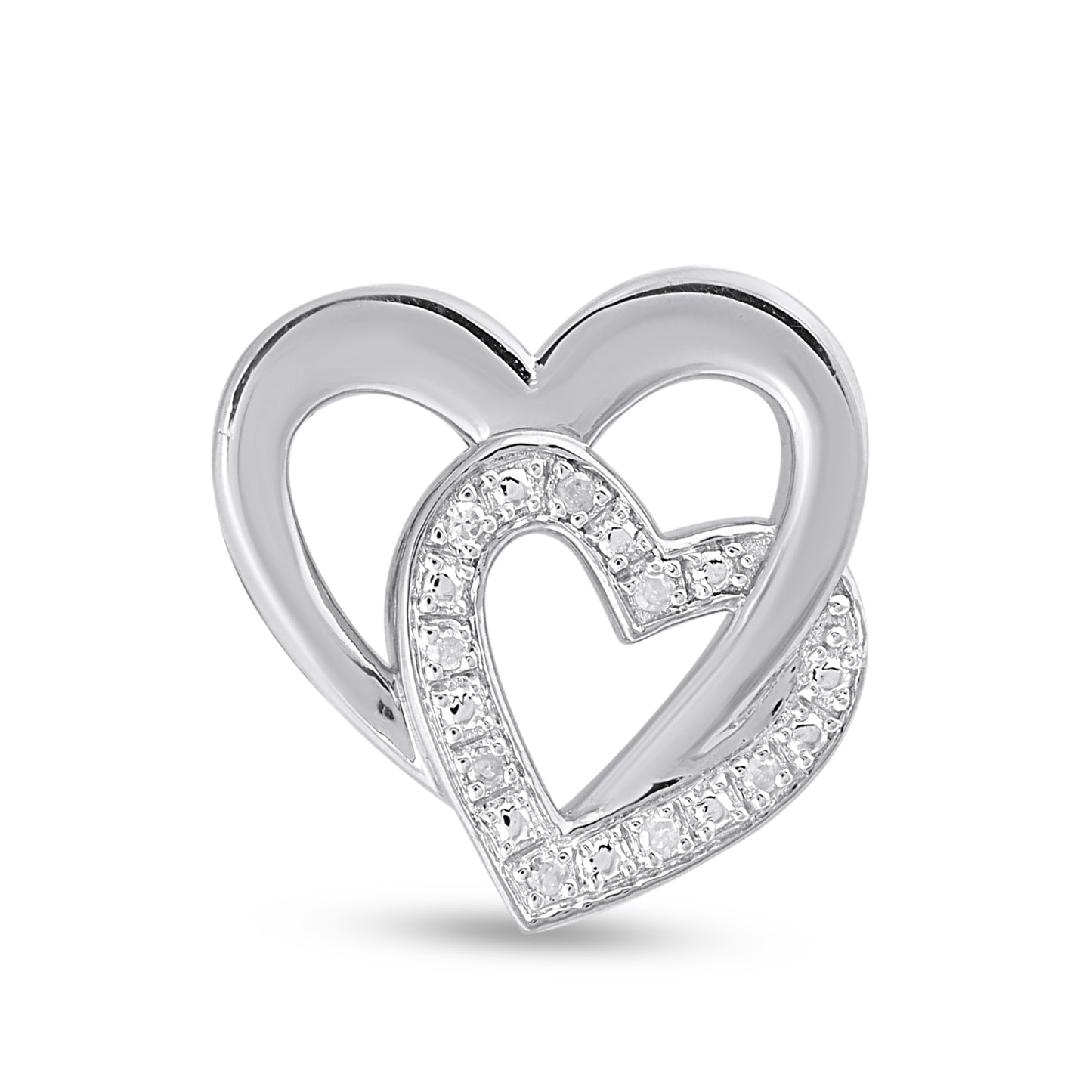 925 SS 0.03CT D- PENDANT