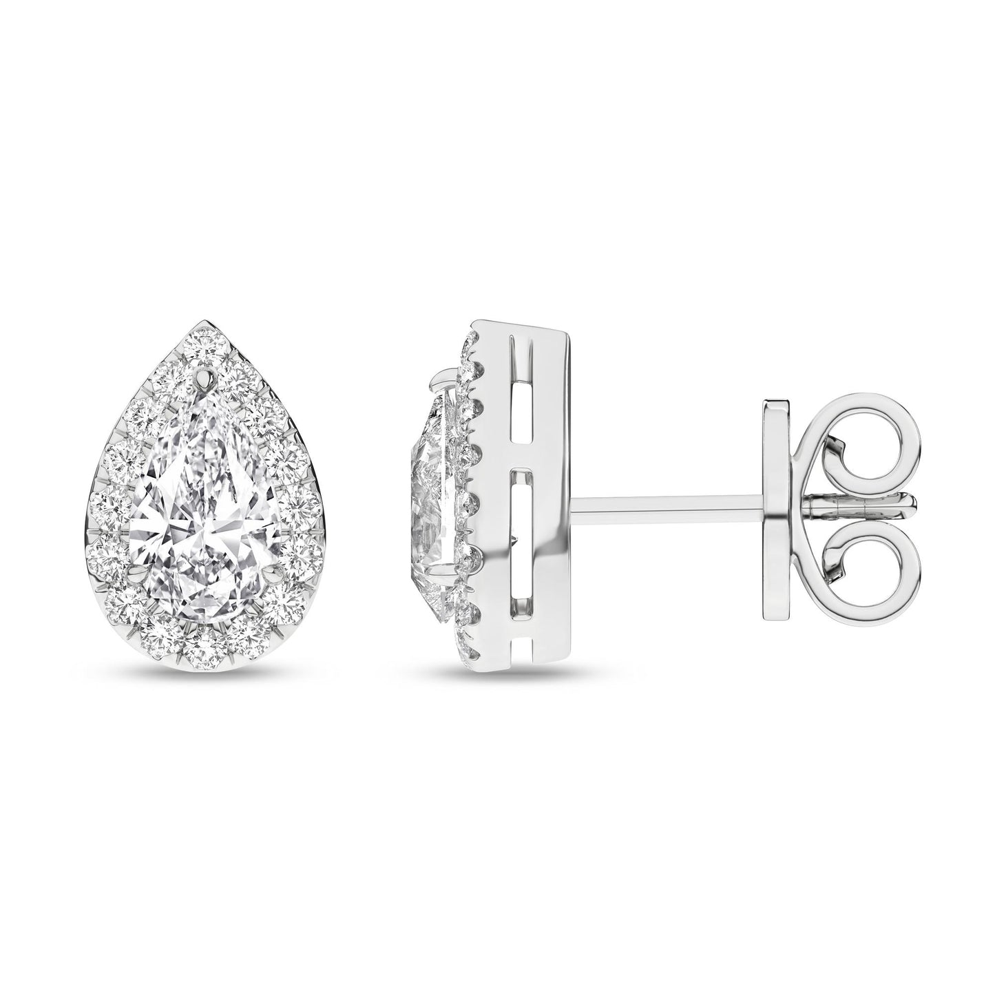 14K 2.25ct Certified Lab Grown Diamond Earrings