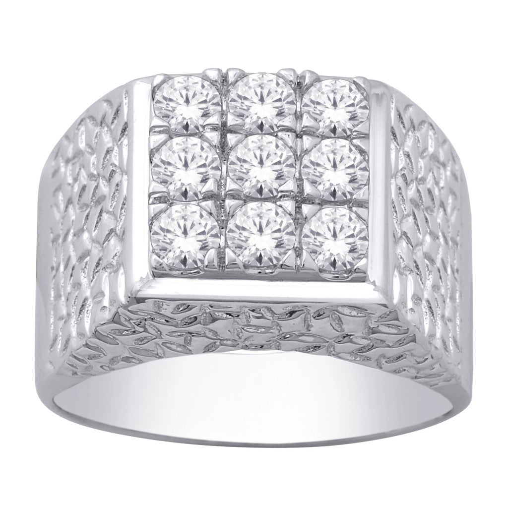 18K 1.38CT D-RING MEN RDS