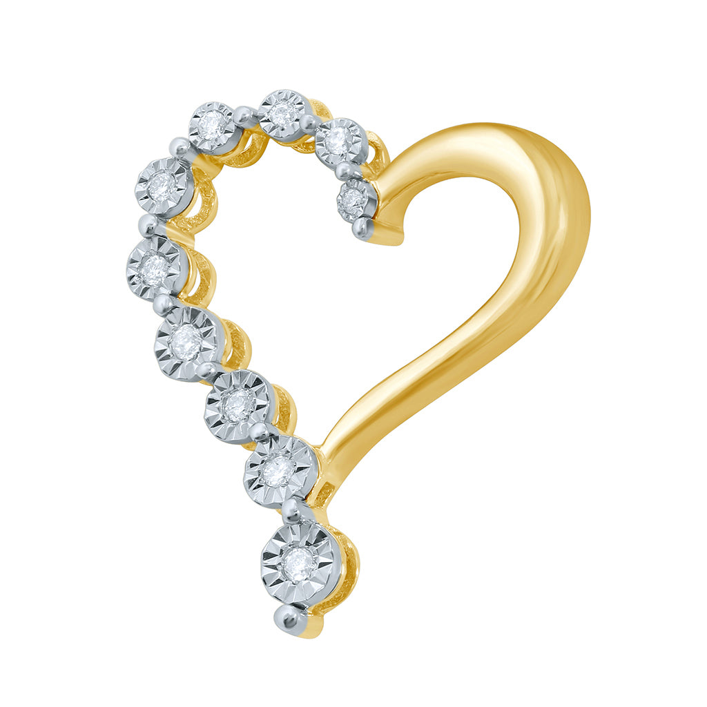 10K 0.10CT D-PENDANT LDS RDS