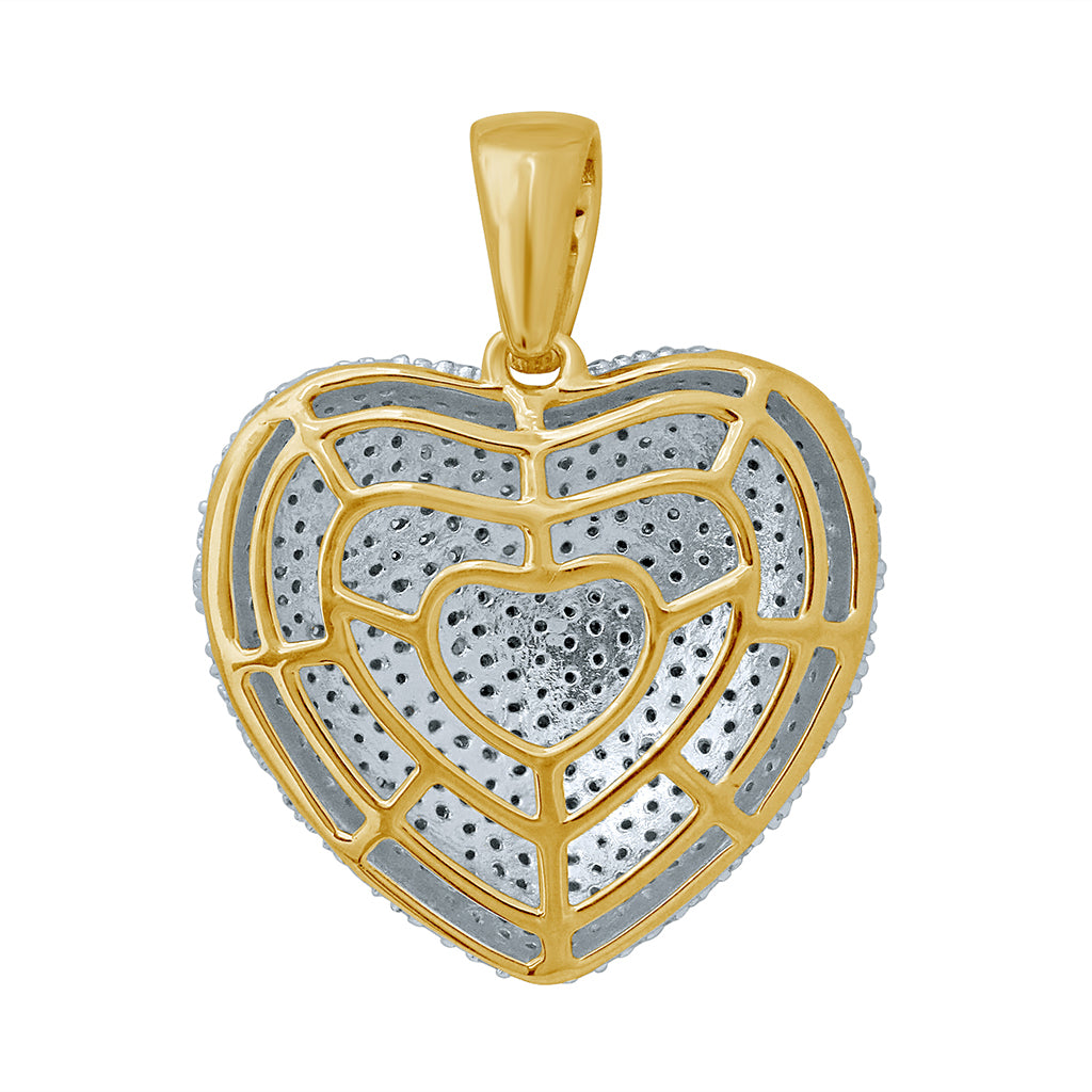 10K 0.97-1.09CT D-HEART CHARMS