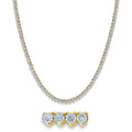 10KT 2.01-2.20CT D-NECKLACE "24 INCH"