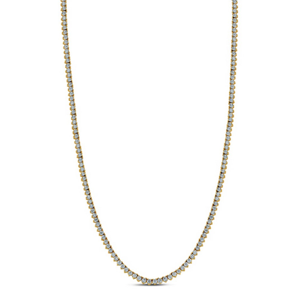 10KT 2.31-2.45CT D-NECKLACE "24INCH"