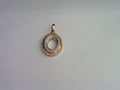 10KT 0.28CT D- BUBBLE INITIAL O""
