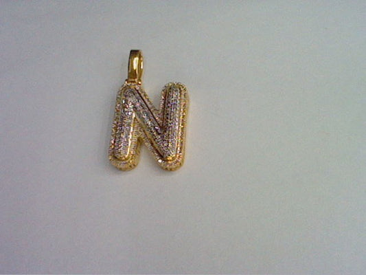 10KT 0.32-0.37 CT D- BUBBLE INITIAL N""