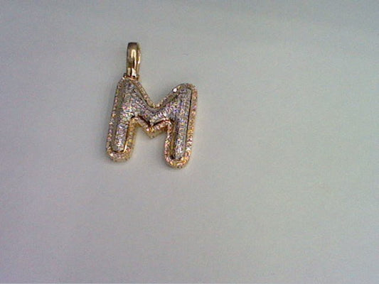 10KT 0.38-0.39CT D- BUBBLE INITIAL M""