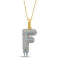 10K 0.24-0.34CT D-PENDANT RDS INITIAL F