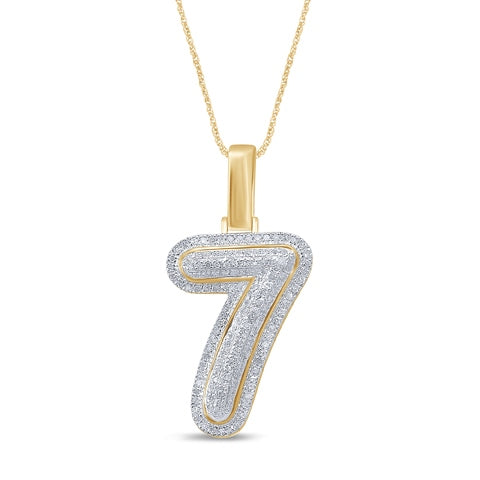 10K 0.24-0.29CT D-BUBBLE INITIAL 7""