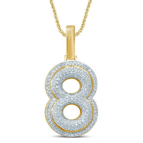 10K 0.26-0.36CT D-BUBBLE INITIAL 8""