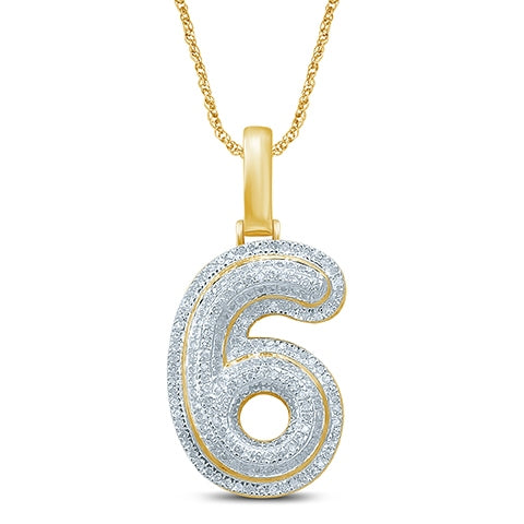 10K 0.33-0.38CT D-BUBBLE INITIAL 6""