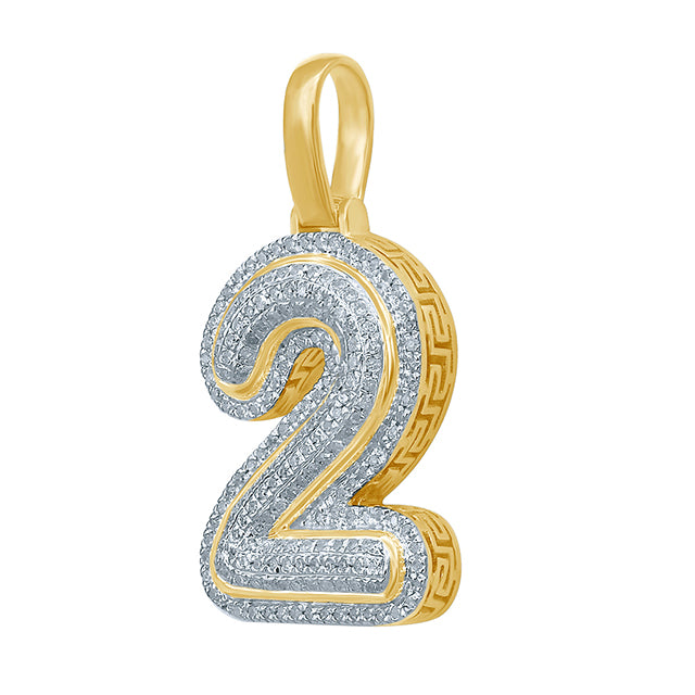 10KT 0.34 -0.39CT D-BUBBLE INITIAL NO.2""