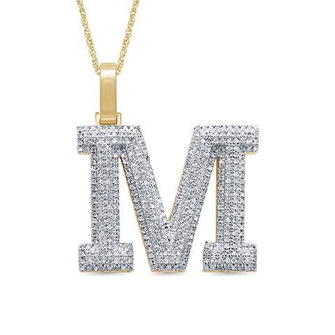 10KT 0.72-0.81CT D-MICROPAVE INITIAL M""