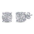 10KT 0.24-0.27CT D-EARRINGS