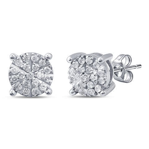 10KT 0.24-0.27CT D-EARRINGS
