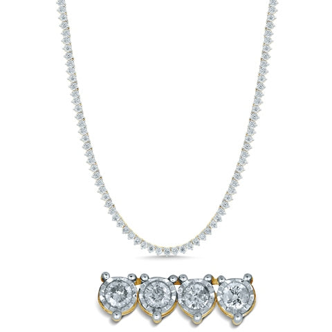 10K 6.48-6.64CT D-NECKLACE
