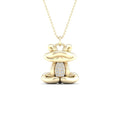 10K 0.06CT D-FROG CHARM