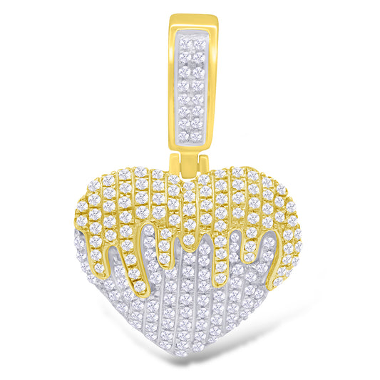 10K 0.48-0.52CT D-HEART CHARMS