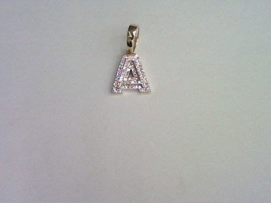 10KT 0.11-0.14CT D-MICROPAVE INITIAL A""