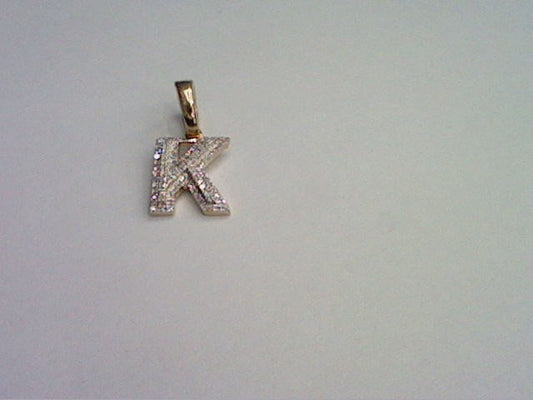 10KT 0.14-0.16CT D-MICROPAVE INITIAL K""