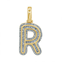 10KT 0.52- 0.60CT D-BAGUETTE INITIAL  R ""