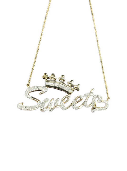 10K 0.10CT D-LADIES CHARMS SWEET""