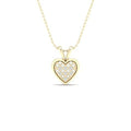 10K 0.02CT D-HEART CHARM