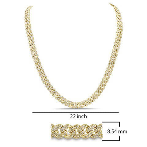 10KT 11.71-11.91CT D-NECKLACE