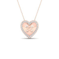 CLOSEOUT  10KT 0.10CT D-LADIES PENDANT "HEART"