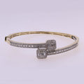 CLOSEOUT 10KT 2.02CT D-BANGLE BAGUETTES