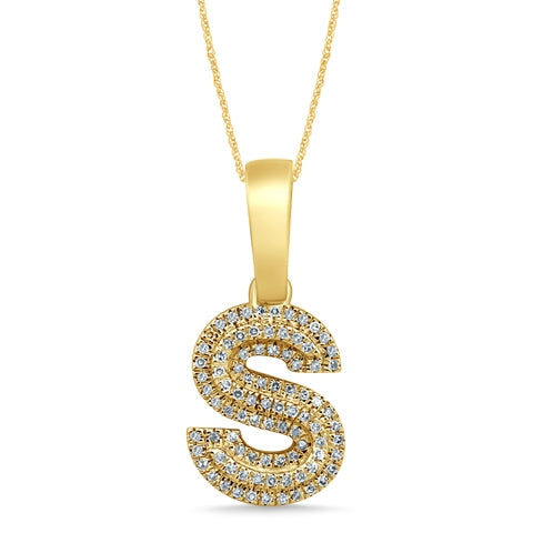 10KT 0.15- 0.16CT  D-MICROPAVE INITIAL S""