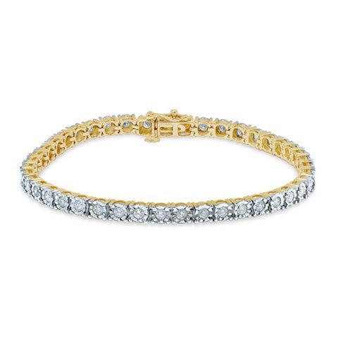 10KT 1.86-1.89CT D-BRACELET
