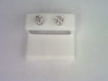10KT 0.48- 0.51 CT D-FLOWER EARRINGS