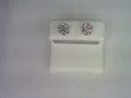 10KT 0.74- 0.78  CT D-FLOWER EARRINGS