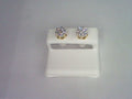 10KT 0.98- 1.05 CT D-FLOWER EARRINGS