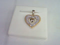 10KT 0.27-0.29CT D-LADIES PENDANT "HEART"