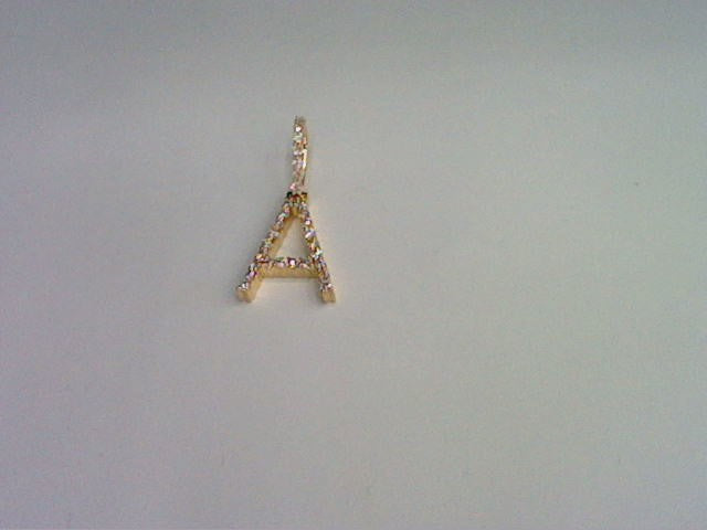10KT 0.46-0.54CT D-DARK POLISH INITIAL A""