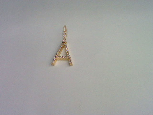 10KT 0.46-0.54CT D-DARK POLISH INITIAL A""