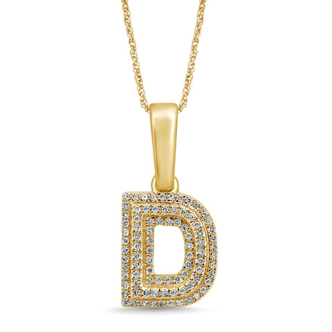 10KT 0.15- 0.16CT D-MICROPAVE INITIAL D""