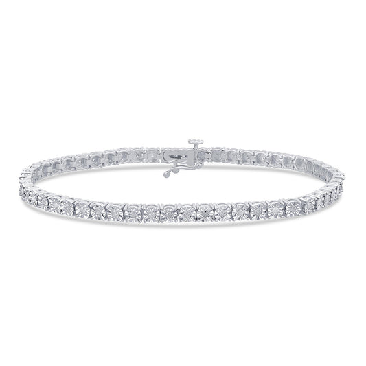 10KT 0.47 - 0.55 CT D-BRACELET