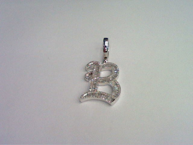 10KT 0.68- 0.72 CT D-TATTOO INITIAL BAGUETTES B""