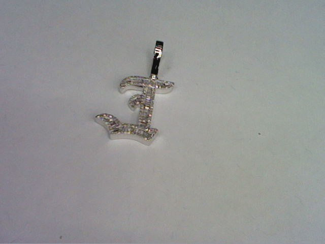 10KT 0.48-0.51 CT D-TATTOO INITIAL J" BAGUETTES"