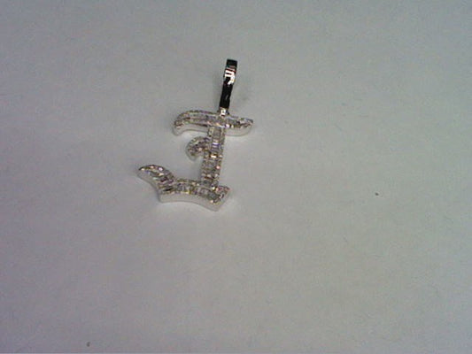 10KT 0.48-0.51 CT D-TATTOO INITIAL J" BAGUETTES"
