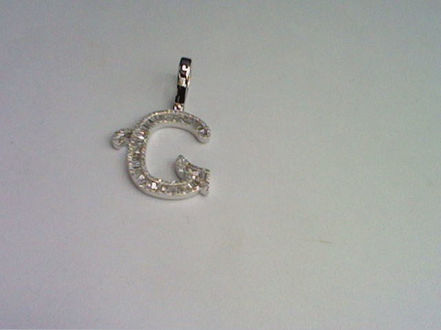 10KT 0.52-0.56 CT D-TATTOO INITIAL G" BAGUETTES"
