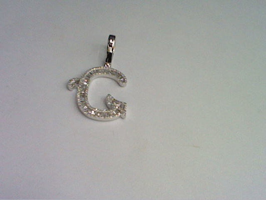 10KT 0.52-0.56 CT D-TATTOO INITIAL G" BAGUETTES"